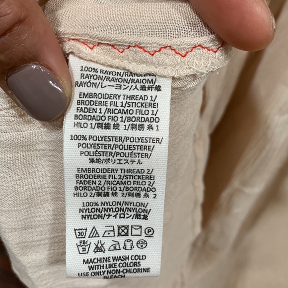 🎉HP🎊Free People Wind Willow Embroidered Dress - Picture 12 of 15